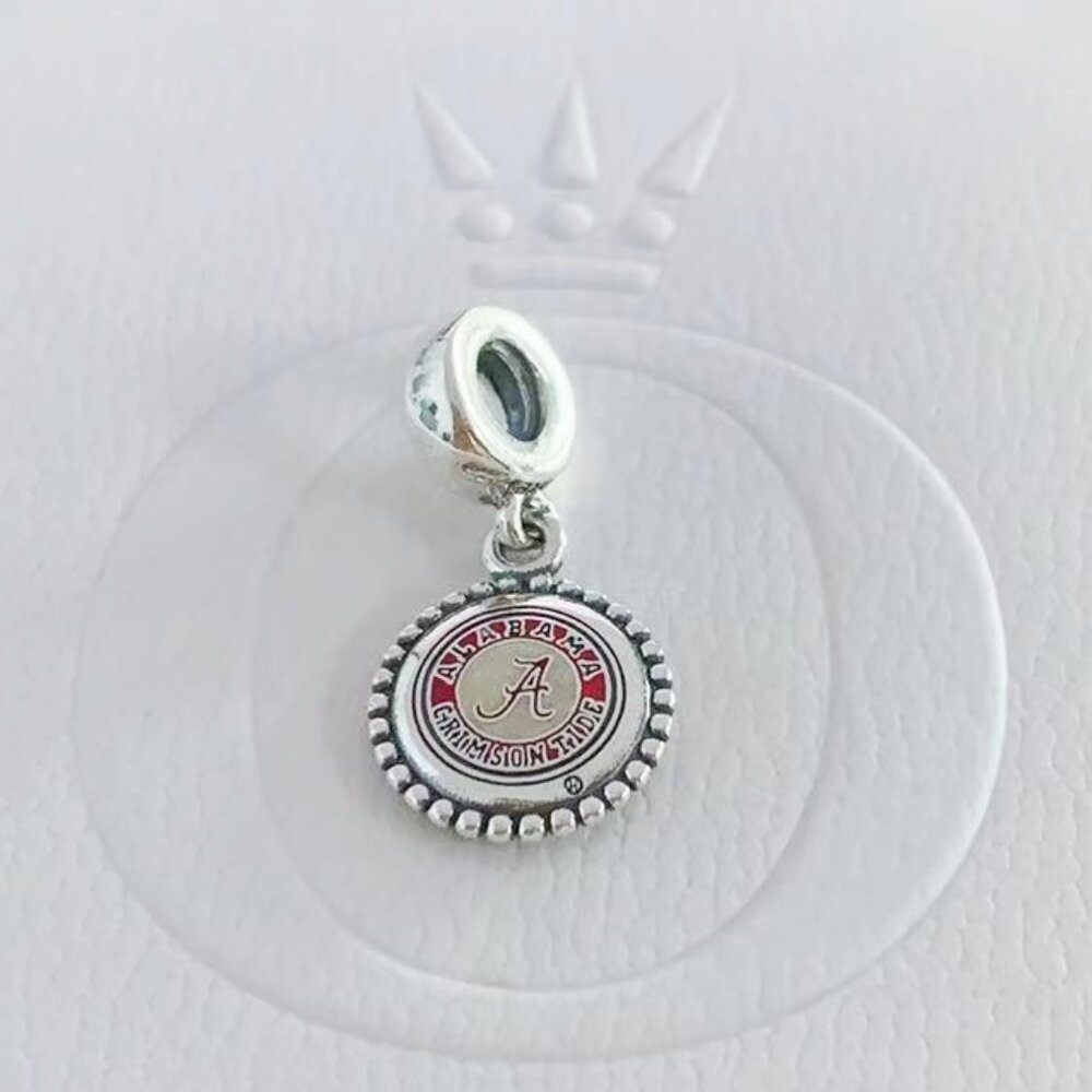Pandora University of Alabama Charm Pendant|S925 Sterling Silver Jewelry